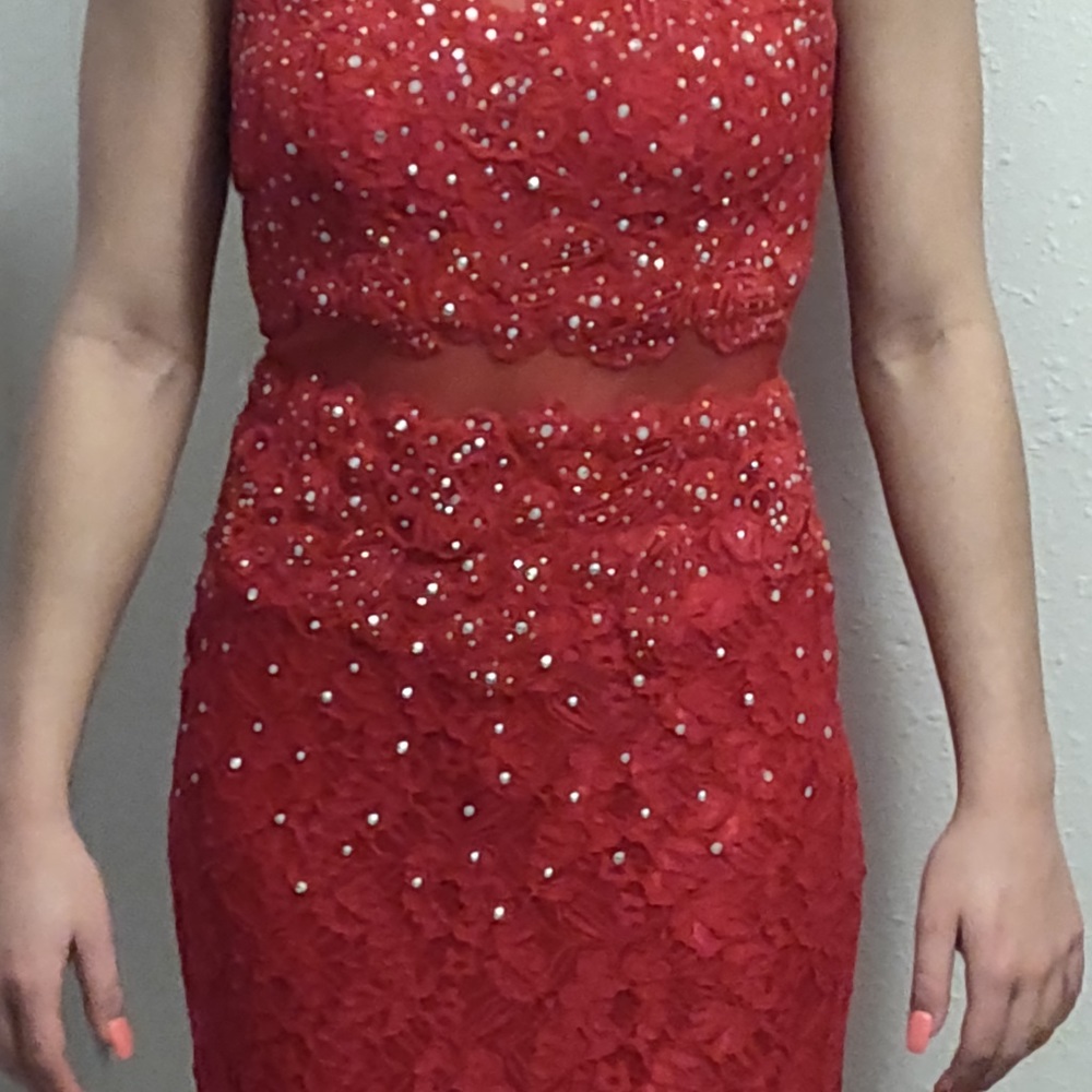Red Prom Dress - Picture 2 of 5